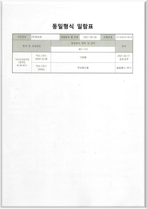 KCS안전인증서